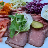 Hard Birsfelden Küche, Fondue, Rösti, Filet Auf Heissem Stein, Sommerterrasse