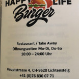 Happy Life Burger Lichtensteig