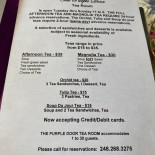 The Purple Door Tea Room
