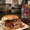 Sándwich De Costillas A La Barbacoa