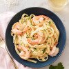 Fettuccini Alfredo Con Camarones