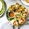 Wrap De Pollo Con Maní Al Estilo Tailandés