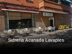 Sidreria Acanada Lavapies reservar mesa