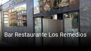 Reserve ahora una mesa en Bar Restaurante Los Remedios
