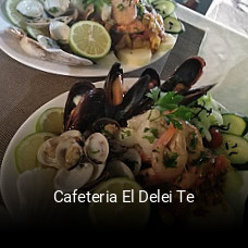 Cafeteria El Delei Te reservar mesa