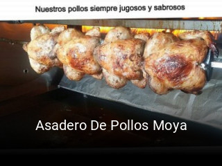 Asadero De Pollos Moya reservar mesa
