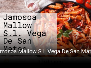 Jamosoa Mallow S.l. Vega De San Mateo reservar mesa