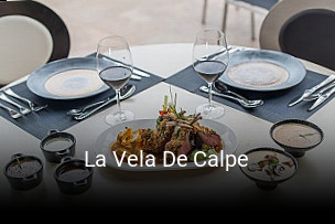 Reserve ahora una mesa en La Vela De Calpe