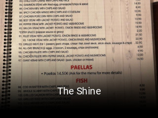 The Shine reserva de mesa