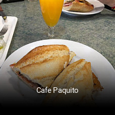 Cafe Paquito reservar en línea