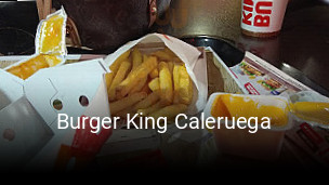 Burger King Caleruega reservar en línea