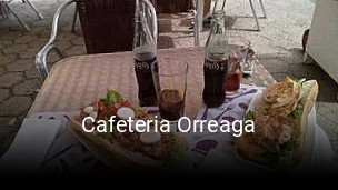 Cafeteria Orreaga reserva de mesa