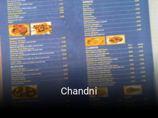 Chandni reservar mesa