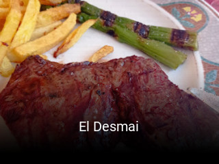 Reserve ahora una mesa en El Desmai