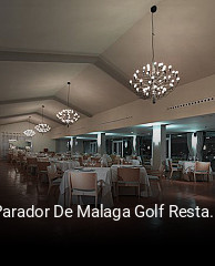 Parador De Malaga Golf Restaurante reserva