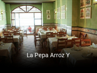 Reserve ahora una mesa en La Pepa Arroz Y