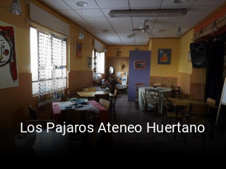 Los Pajaros Ateneo Huertano reservar mesa
