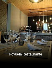 Reserve ahora una mesa en Royuela Restaurante
