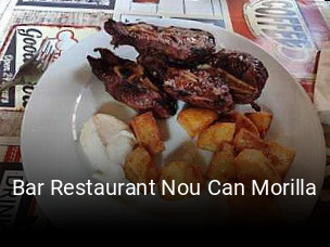 Reserve ahora una mesa en Bar Restaurant Nou Can Morilla
