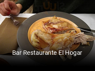 Reserve ahora una mesa en Bar Restaurante El Hogar