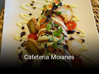 Cafeteria Moianes reservar mesa
