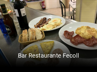 Bar Restaurante Fecoll reserva