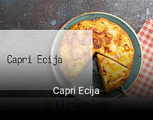 Capri Ecija reservar mesa