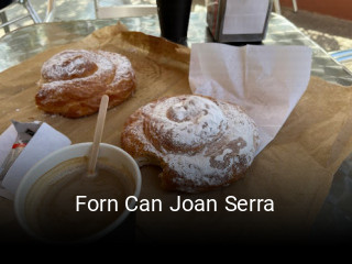 Forn Can Joan Serra reservar mesa