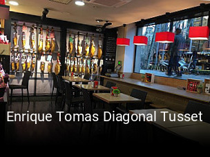 Reserve ahora una mesa en Enrique Tomas Diagonal Tusset
