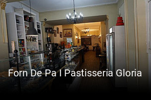 Forn De Pa I Pastisseria Gloria reservar mesa