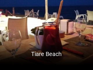 Reserve ahora una mesa en Tiare Beach