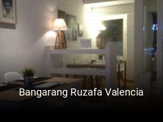 Reserve ahora una mesa en Bangarang Ruzafa Valencia