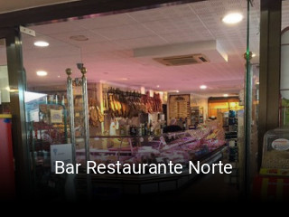 Bar Restaurante Norte reservar mesa
