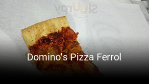 Domino's Pizza Ferrol reservar en línea