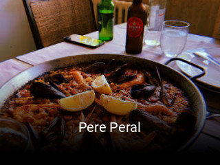 Reserve ahora una mesa en Pere Peral
