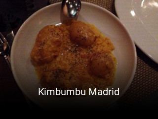 Kimbumbu Madrid reserva de mesa