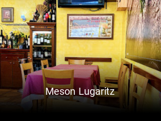 Meson Lugaritz reserva de mesa