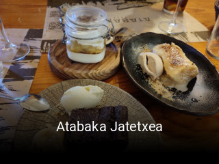 Reserve ahora una mesa en Atabaka Jatetxea