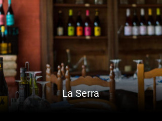 Reserve ahora una mesa en La Serra