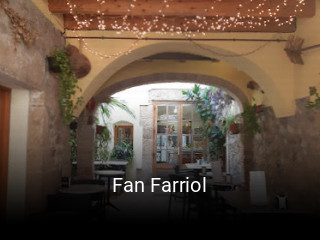 Reserve ahora una mesa en Fan Farriol