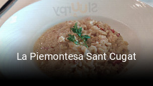 La Piemontesa Sant Cugat reservar mesa