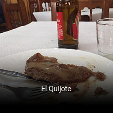 Reserve ahora una mesa en El Quijote
