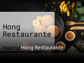 Hong Restaurante reserva de mesa