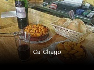 Reserve ahora una mesa en Ca' Chago
