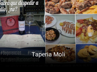 Taperia Moli reservar mesa