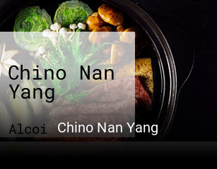 Reserve ahora una mesa en Chino Nan Yang