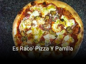 Es Raco' Pizza Y Parrilla reservar mesa