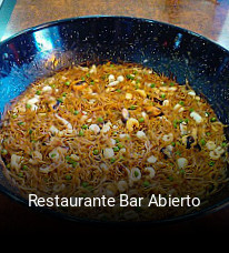 Restaurante Bar Abierto reserva