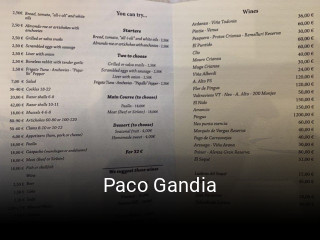 Paco Gandia reserva