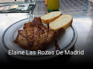 Elaine Las Rozas De Madrid reserva de mesa